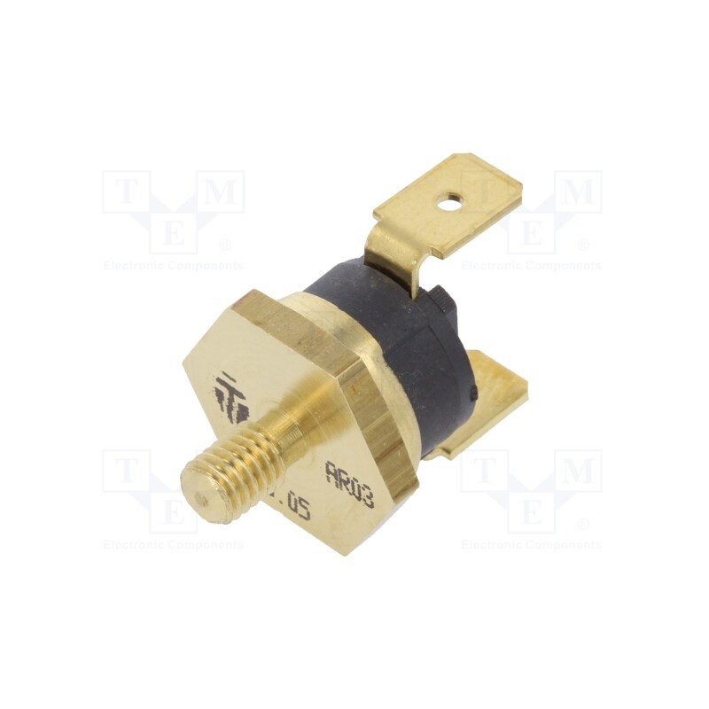 1 pcs x TOMIC - AR03.140.05-W3-S2 - Sensor: thermostat, SPST-NC, 140°C, 16A, 250VAC, connectors 6,3mm