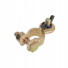 Battery terminal minus brass with butterfly
