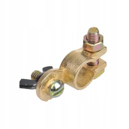 Battery terminal minus brass with butterfly