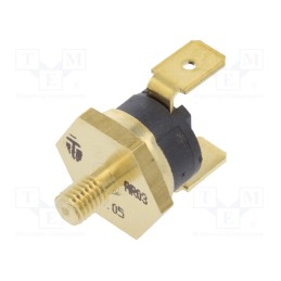 1 pcs x TOMIC - AR03.150.05-W3-S2 - Sensor: thermostat, SPST-NC, 150°C, 16A, 250VAC, connectors 6,3mm