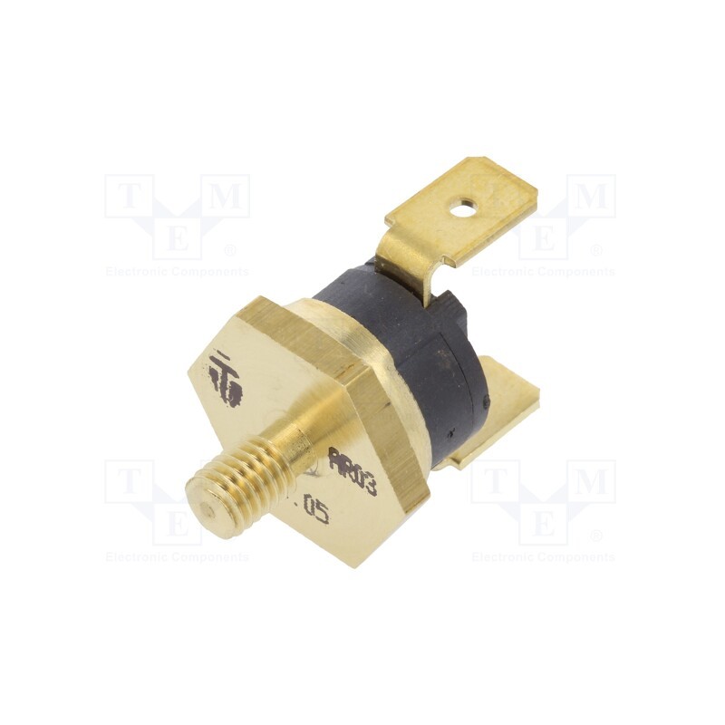 1 pcs x TOMIC - AR03.150.05-W3-S2 - Sensor: thermostat, SPST-NC, 150°C, 16A, 250VAC, connectors 6,3mm