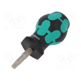1 pcs x WERA - 5008861001 - Screwdriver, Torx®, TX30, STUBBY, Blade length: 25mm