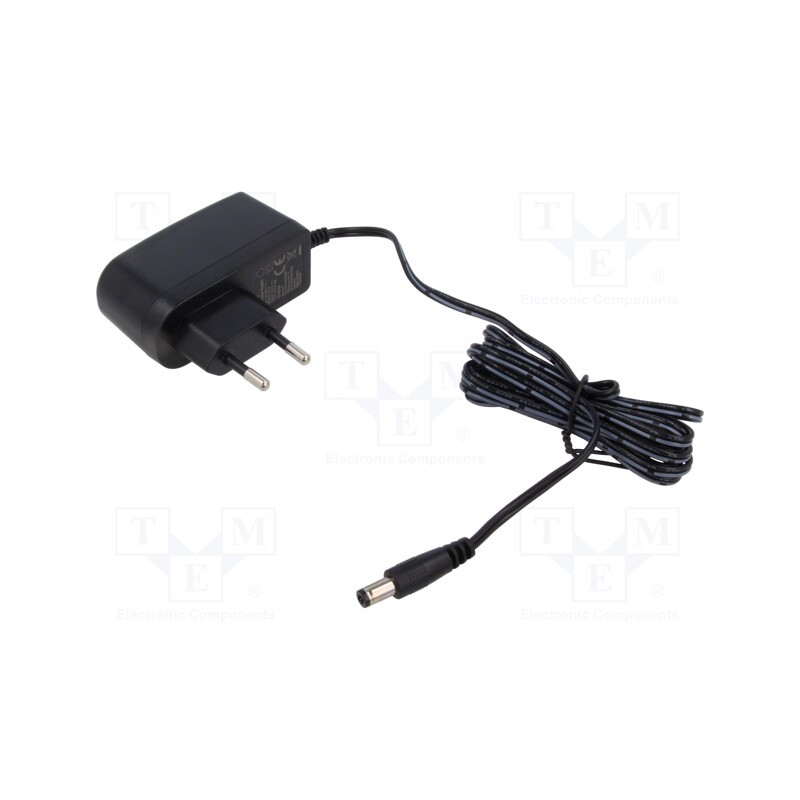 1 pcs x Goobay - 64978 - Power supply: switched-mode, plug, 12VDC, 12W, Plug: EU, 84%, black