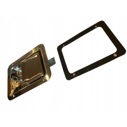 Lock handle closing container door box