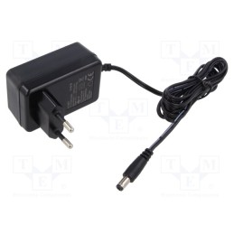 1 pcs x Goobay - 64976 - Power supply: switched-mode, plug, 12VDC, 18W, Plug: EU, 86%, black