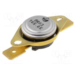 1 pcs x TOMIC - AR03.165.05-W1-S3 - Sensor: thermostat, SPST-NC, 165°C, 16A, 250VAC, connectors 6,3mm