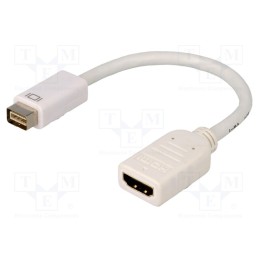 1 pcs x Goobay - 51745 - Adapter, DVI mini plug,HDMI socket, 0.21m