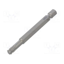 1 pcs x WIHA - 32423 - Screwdriver bit, spherical,Torx®, T30, Overall len: 70mm