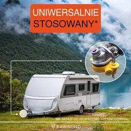 Aluminum drawbar lock for a caravan