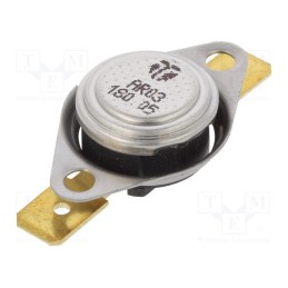 1 pcs x TOMIC - AR03.180.05-W1-S3 - Sensor: thermostat, SPST-NC, 180°C, 16A, 250VAC, connectors 6,3mm