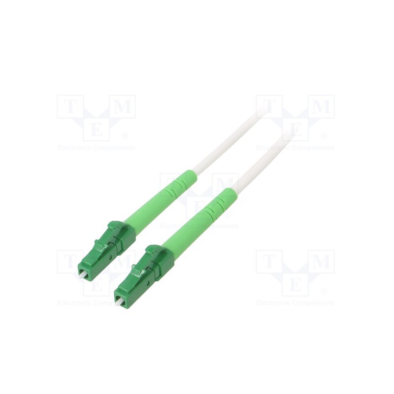 1 pcs x Goobay - 59592 - Fiber patch cord, OS2, LC/APC,both sides, 30m, LSZH, white