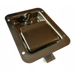 Lock handle closing container door box