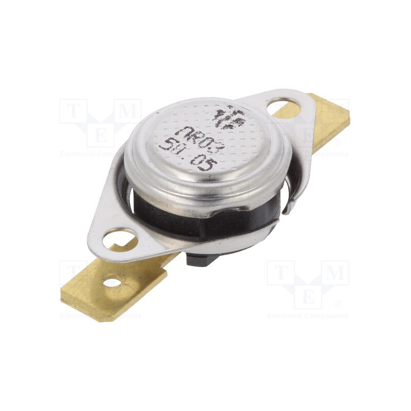1 pcs x TOMIC - AR03.50.05-W1-S3 - Sensor: thermostat, SPST-NC, 50°C, 16A, 250VAC, connectors 6,3mm