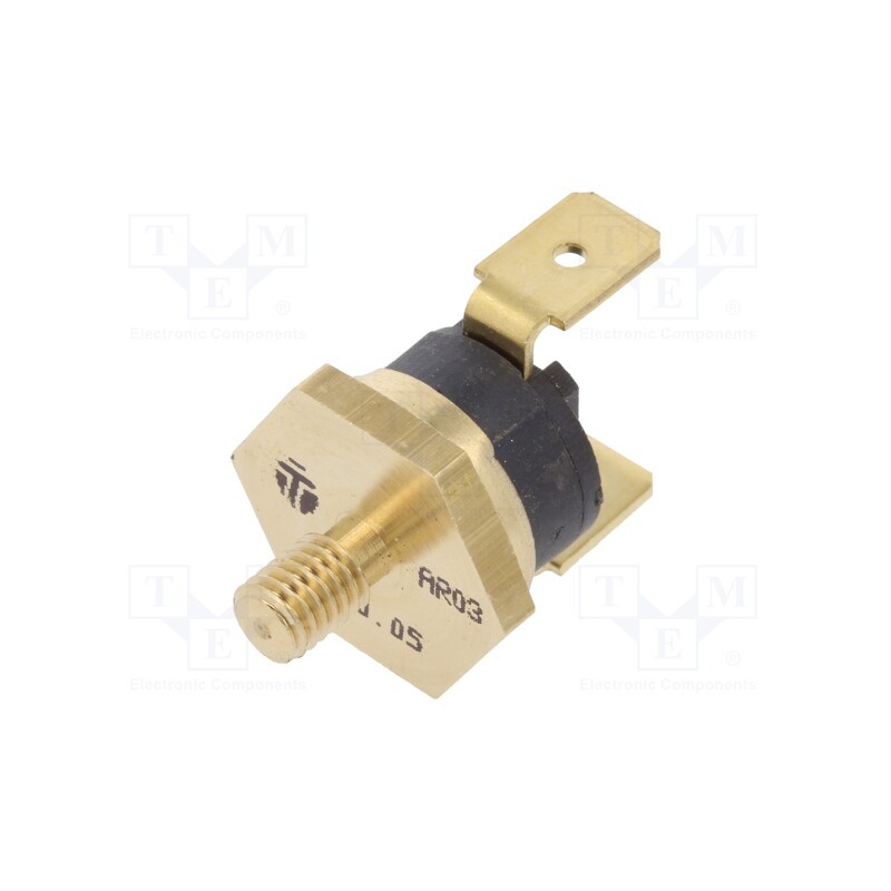 1 pcs x TOMIC - AR03.50.05-W3-S2 - Sensor: thermostat, SPST-NC, 50°C, 16A, 250VAC, connectors 6,3mm