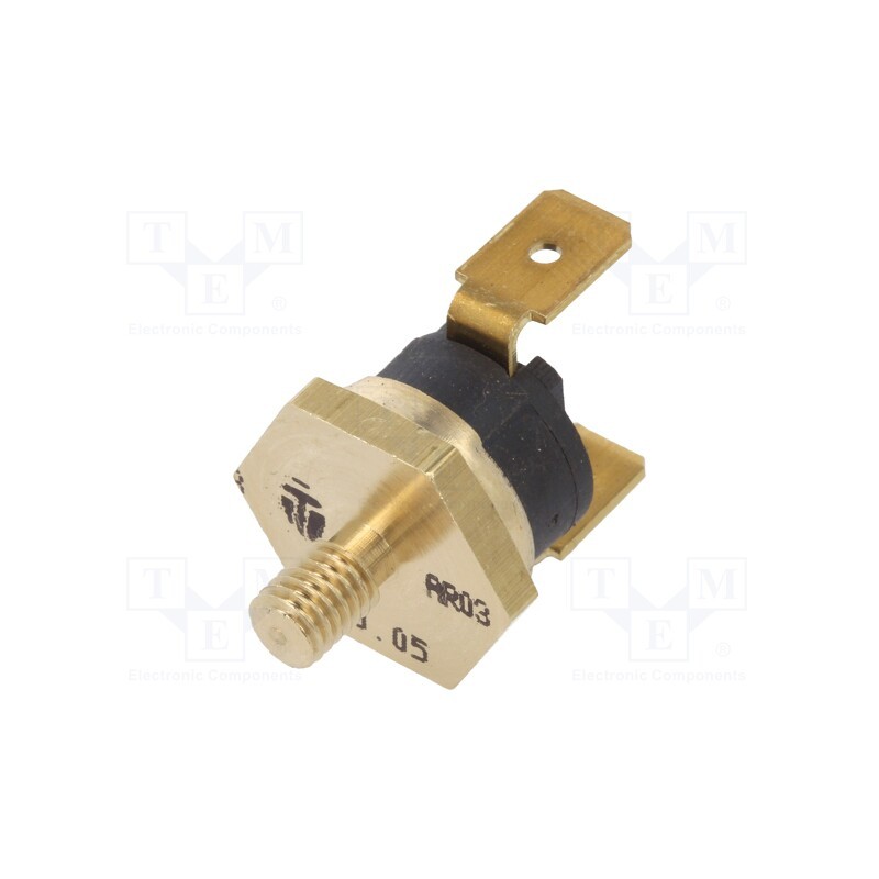 1 pcs x TOMIC - AR03.60.05-W3-S2 - Sensor: thermostat, SPST-NC, 60°C, 16A, 250VAC, connectors 6,3mm