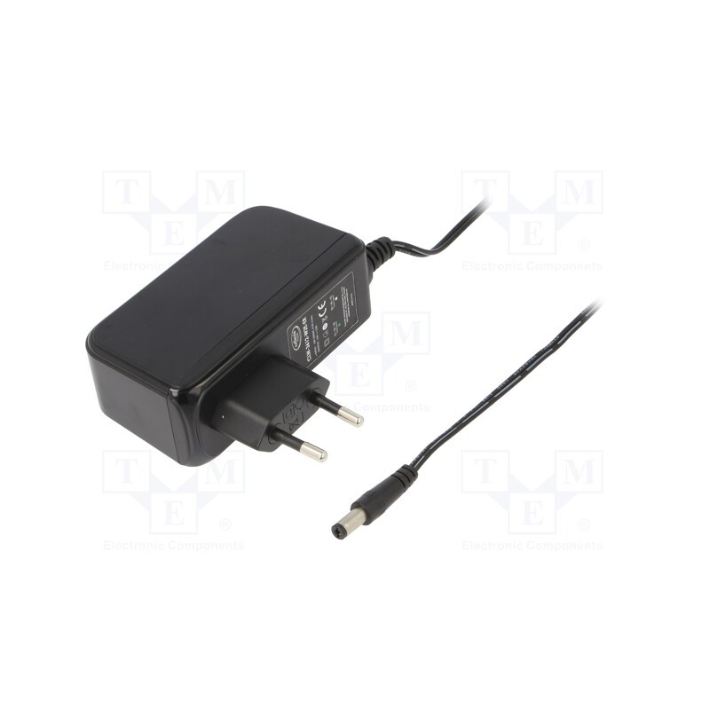 1 pcs x CELLEVIA POWER - CLW-3612-W2E-ER - Power supply: switched-mode, plug, 12VDC, 3A, 36W, Plug: EU, 86.8%