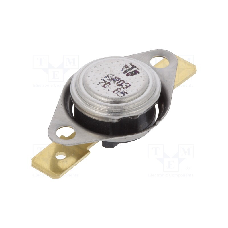 1 pcs x TOMIC - AR03.70.05-W1-S3 - Sensor: thermostat, SPST-NC, 70°C, 16A, 250VAC, connectors 6,3mm