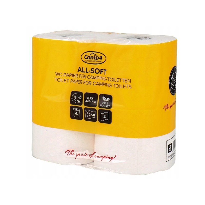 Toilet paper 4 rolls camp4
