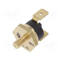 1 pcs x TOMIC - AR03.80.05-W3-S2 - Sensor: thermostat, SPST-NC, 80°C, 16A, 250VAC, connectors 6,3mm