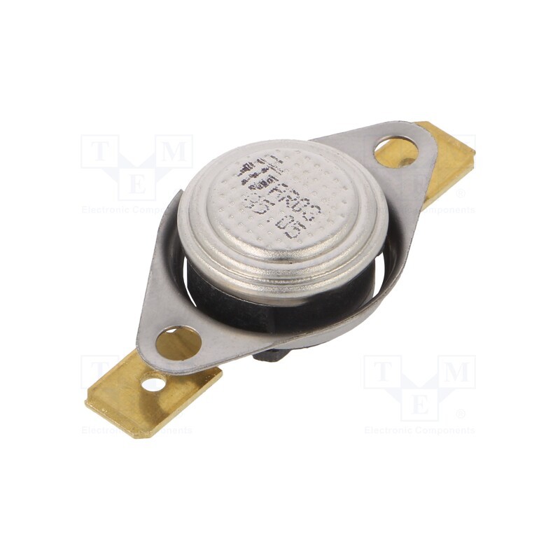 1 pcs x TOMIC - AR03.85.05-W1-S3 - Sensor: thermostat, SPST-NC, 85°C, 16A, 250VAC, connectors 6,3mm