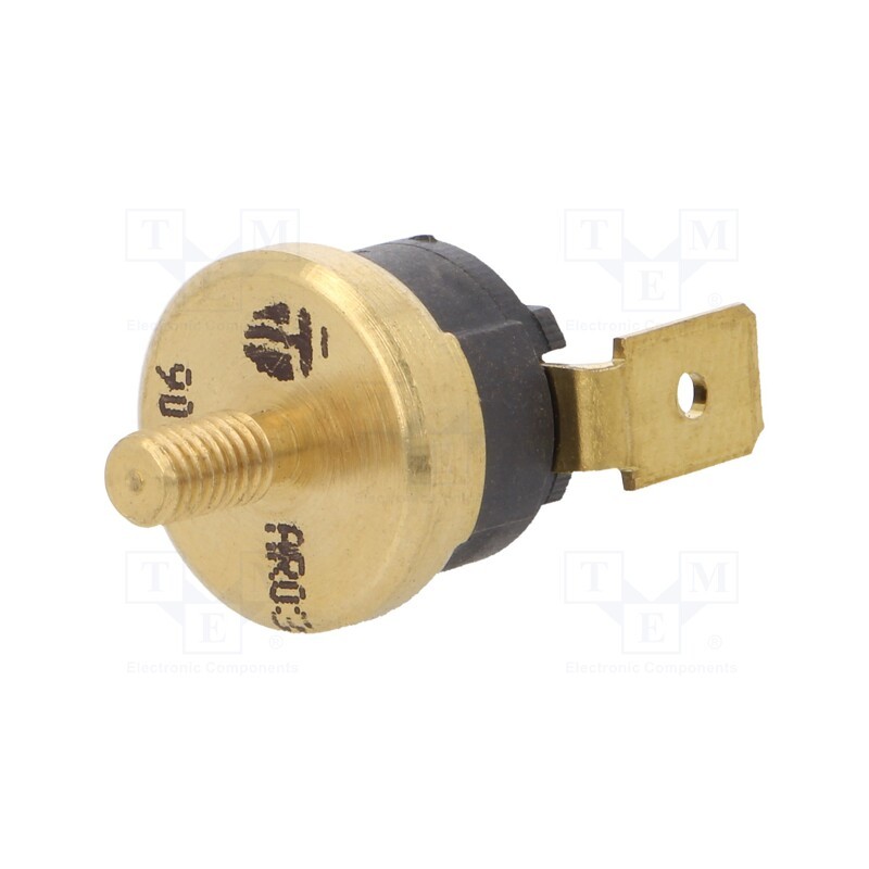 1 pcs x TOMIC - AR03.90.05-W3-S1 - Sensor: thermostat, SPST-NC, 90°C, 16A, 250VAC, connectors 6,3mm