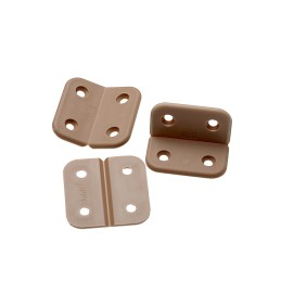 Furniture hinge for sink covers and storage compartment flaps, 10 pcs