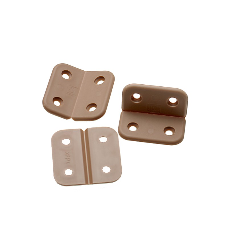 Furniture hinge for sink covers and storage compartment flaps, 10 pcs