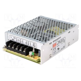1 pcs x MEAN WELL - RS-75-5 - Power supply: switched-mode, for building in,modular, 60W, 5VDC