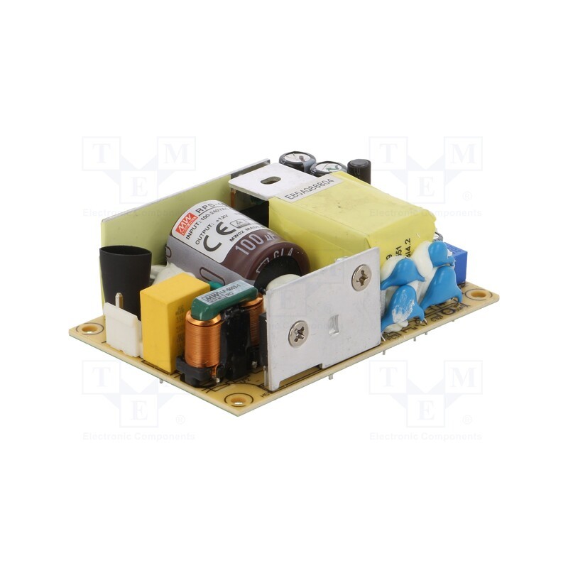 1 pcs x MEAN WELL - RPS-45-12 - Power supply: switched-mode, open, 45.6W, 80÷264VAC, OUT: 1, 3.8A