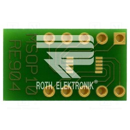 1 pcs x ROTH ELEKTRONIK GMBH - RE904 - Board: universal, multiadapter, W: 10.4mm, L: 18.1mm, MSOP10