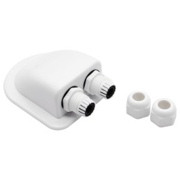 PVC panel grommet adapter