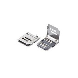 1 pcs : 78800-0001 - Memory Card Connectors 1.40mm Ht Hng-style Micro-SIM card sckt