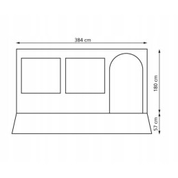 Housing for caravanstore bergen cs 410 eurotrail roller blinds