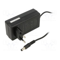 1 pcs x QOLTEC - 50779 - Power supply: switched-mode, plug, 5VDC, 4A, 20W, Plug: straight