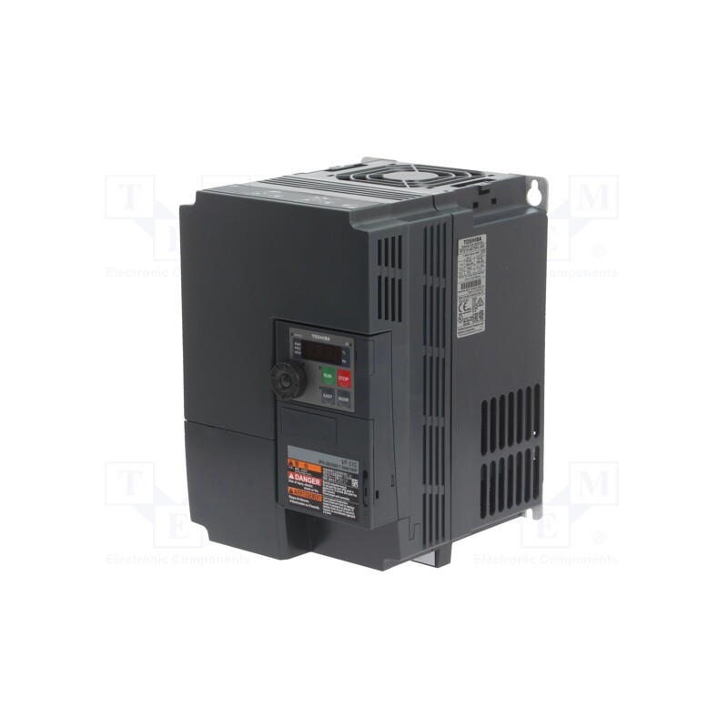 1 pcs x TOSHIBA - VFS15-4075PL-W1 - Vector inverter, 7.5kW, 3x380VAC, 3x380÷500VAC, 0÷10V, VFS15