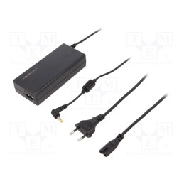 1 pcs x QOLTEC - 50097 - Power supply: switched-mode, 19VDC, 4.9A, Out: 5,5/2,5, 90W