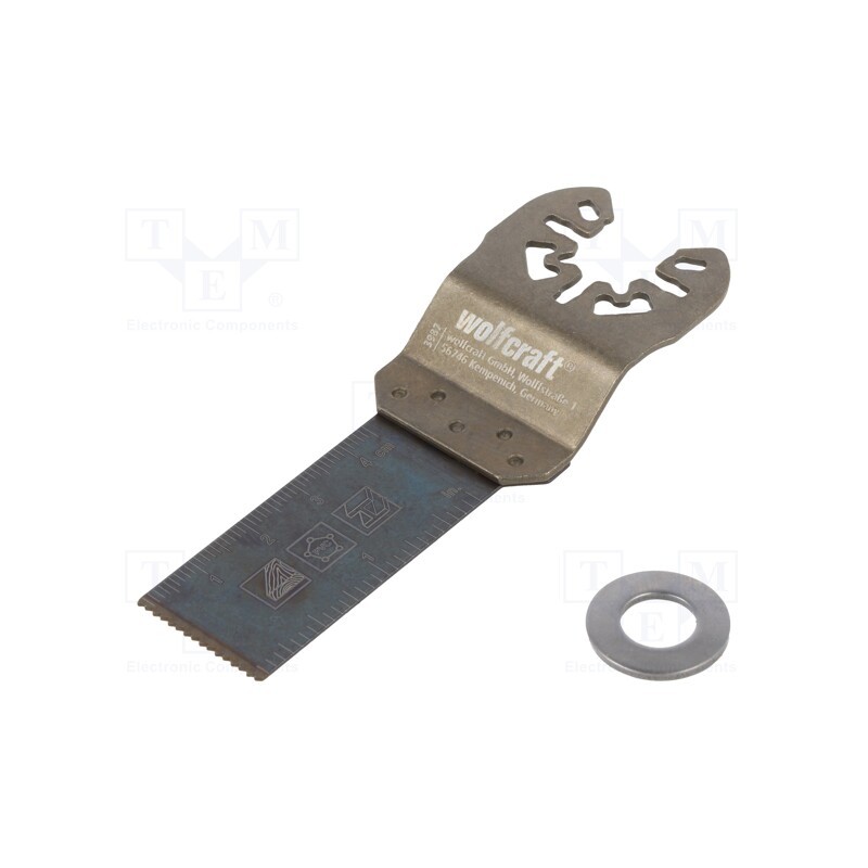1 pcs x WOLFCRAFT - 3987000 - Blade, for multitools,wood,drywall,plastic, bimetal, 22mm
