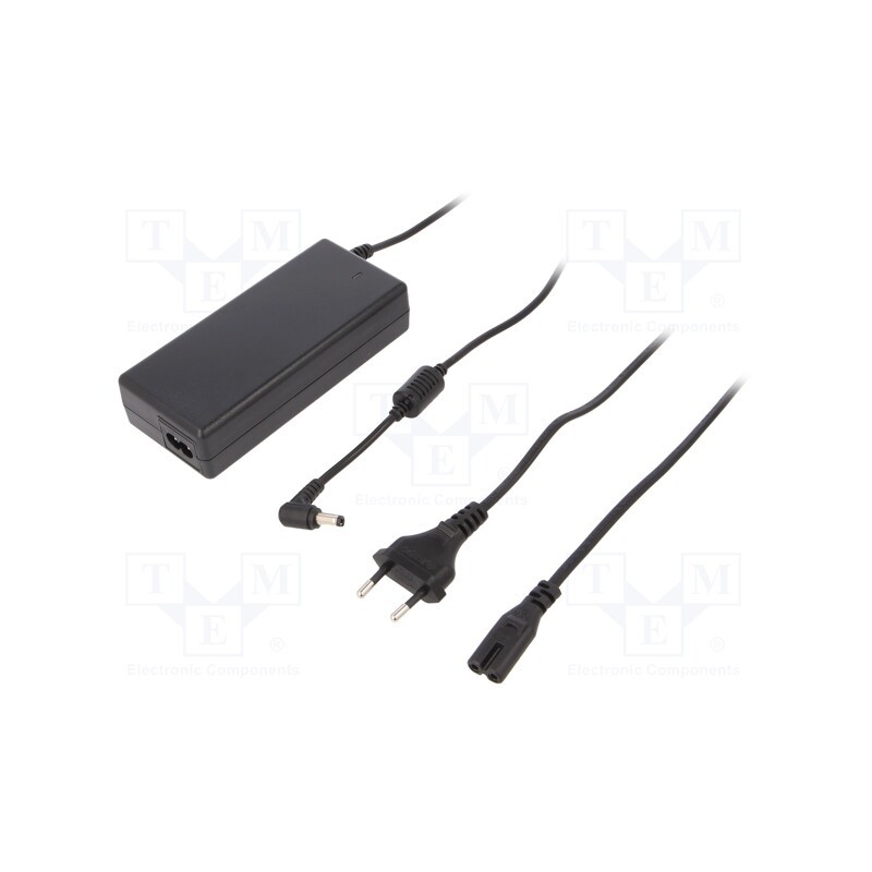 1 pcs x QOLTEC - 50074 - Power supply: switched-mode, 19VDC, 4.9A, Out: 5,5/2,5, 90W