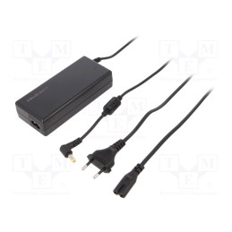 1 pcs x QOLTEC - 50070 - Power supply: switched-mode, 19VDC, 4.74A, Out: 5,5/2,5, 90W