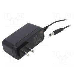 1 pcs x XP POWER - VEL18US240-US-JA - Power supply: switched-mode, plug, 24VDC, 0.75A, 18W, Out: 5,5/2,1