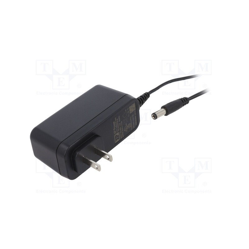 1 pcs x XP POWER - VEL18US240-US-JA - Power supply: switched-mode, plug, 24VDC, 0.75A, 18W, Out: 5,5/2,1