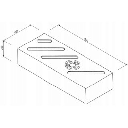 Tank for clean and gray water, 76 liters