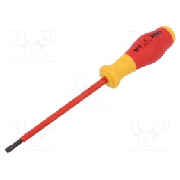 1 pcs x FELO - 913 055 90 - Screwdriver, insulated, slot, 5,5x1,0mm