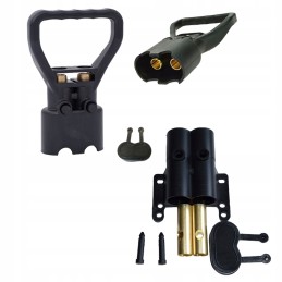 300a 2 pin high current charging socket plug