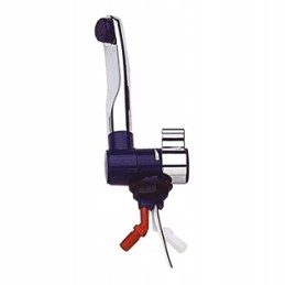 London hot and cold water tap on the Comet yacht