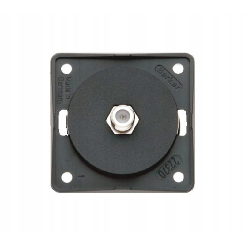 Berker integro TV antenna socket with connector