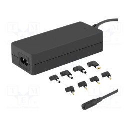 1 pcs x QOLTEC - 50011 - Power supply: switched-mode, 18.5VDC,, 3.5A, 65W, 220÷240VAC