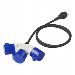 Cable adapter 150cm 3x1 5mm2 from schuko plug to