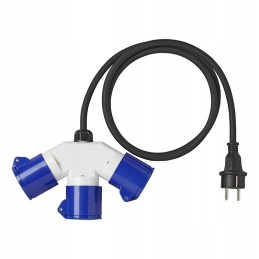 Cable adapter 150cm 3x1 5mm2 from schuko plug to