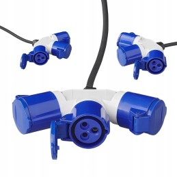 Cable adapter 150cm 3x1 5mm2 from schuko plug to